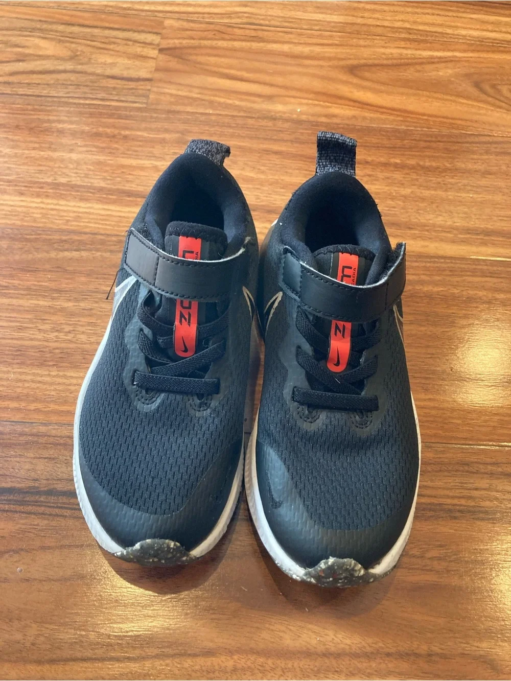 Nike Kids Black and White Air Zoom Sneakers